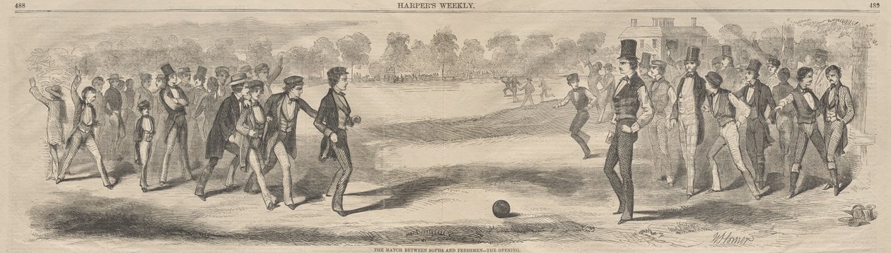 Das Spiel zwischen den Sophs und Freshmen - Der Beginn von Winslow Homer