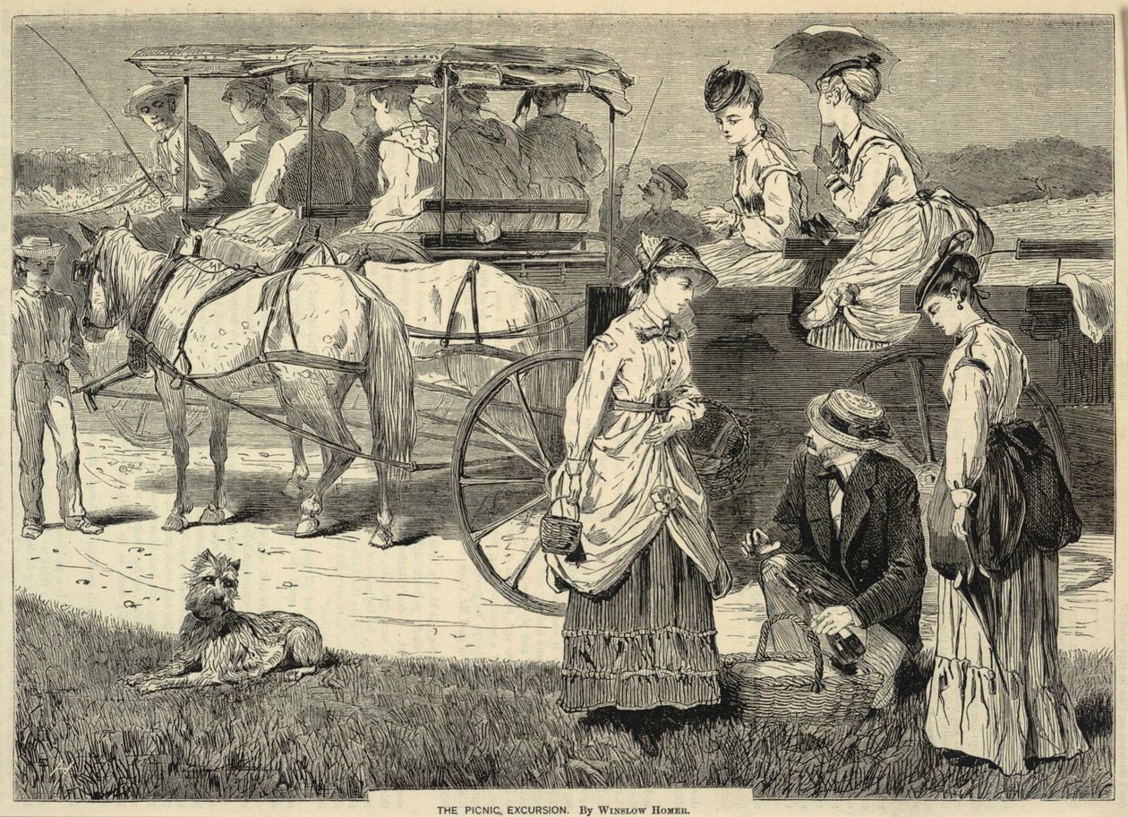 Der Picknick-Ausflug, aus Appletons