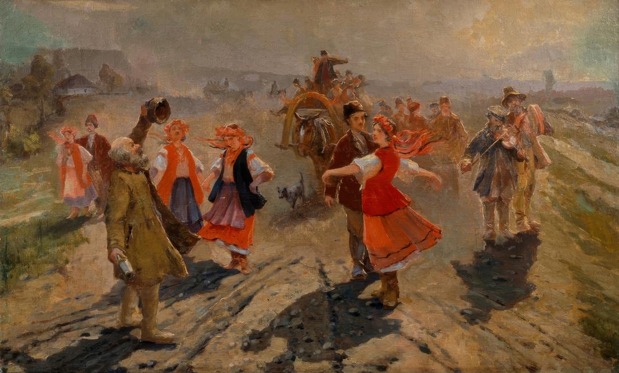 Brautzug in der Nähe von Orel von Wladimir Jegorowitsch Makowski