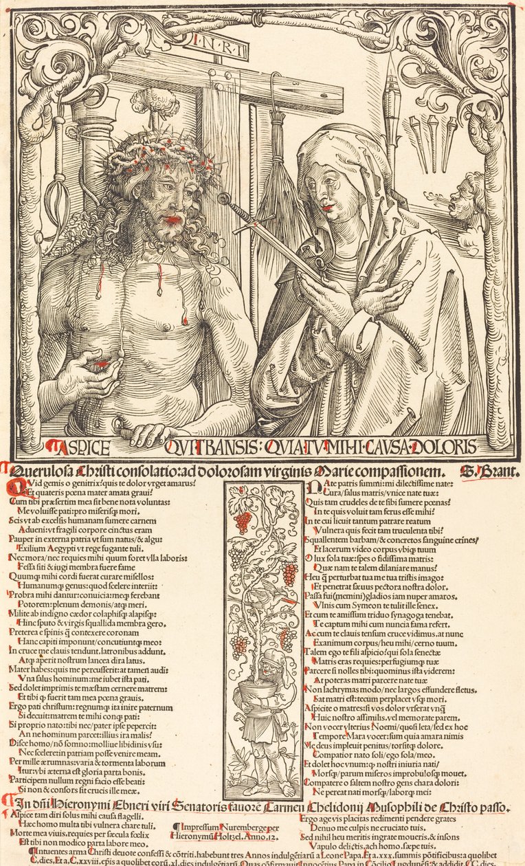 Der Schmerzensmann und Mater Dolorosa von Wolf Traut