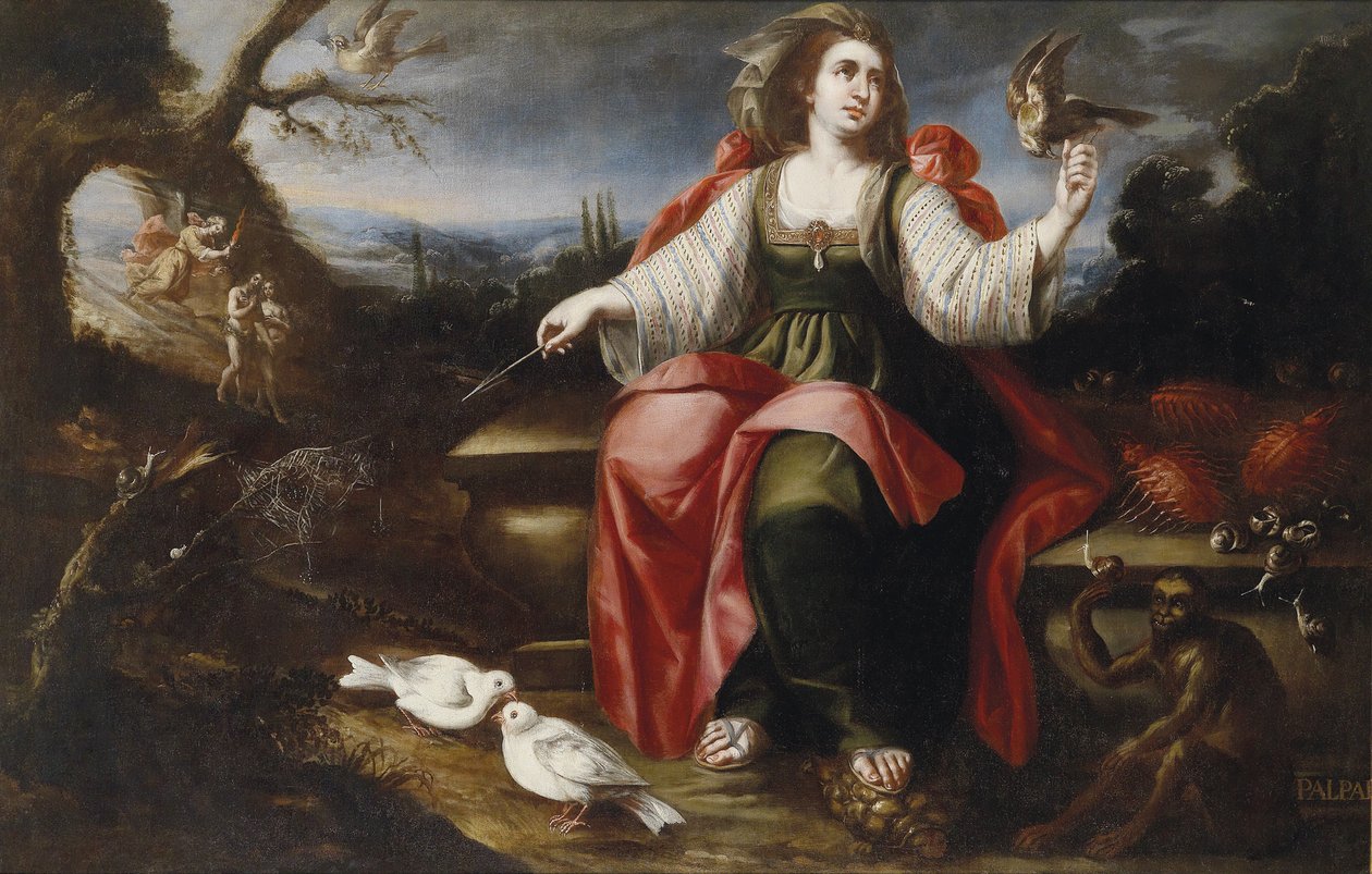 Eine Allegorie des Tastsinns von Juan de Arellano