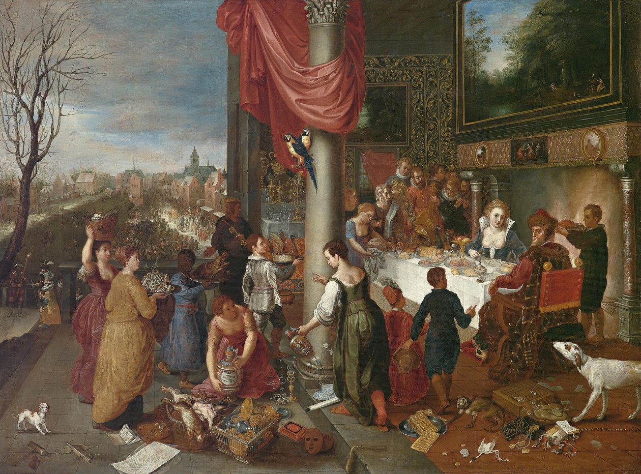 Allegorie des Winters von Workshop of Jan Brueghel the Elder