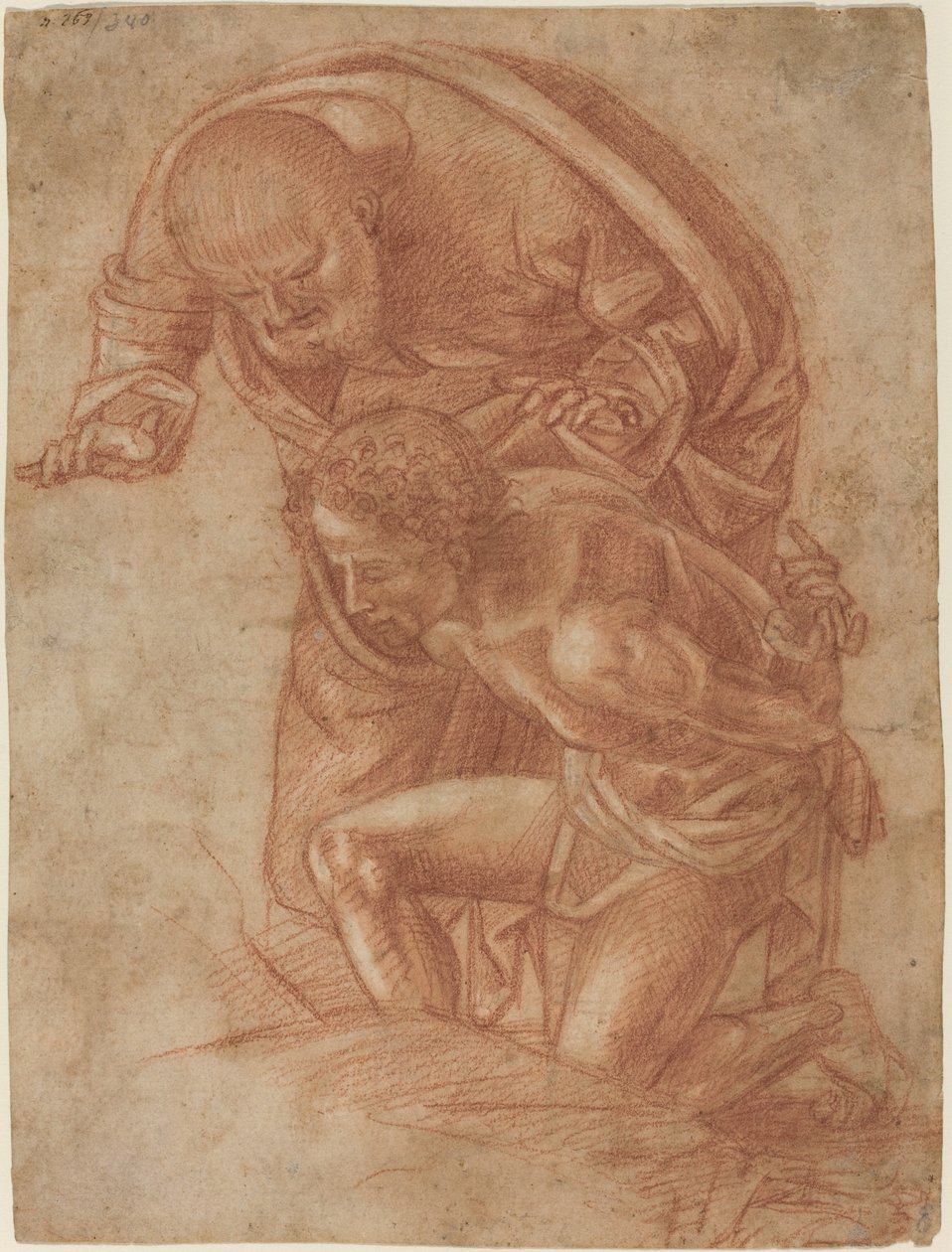 Das Opfer Isaaks von Workshop of Luca Signorelli