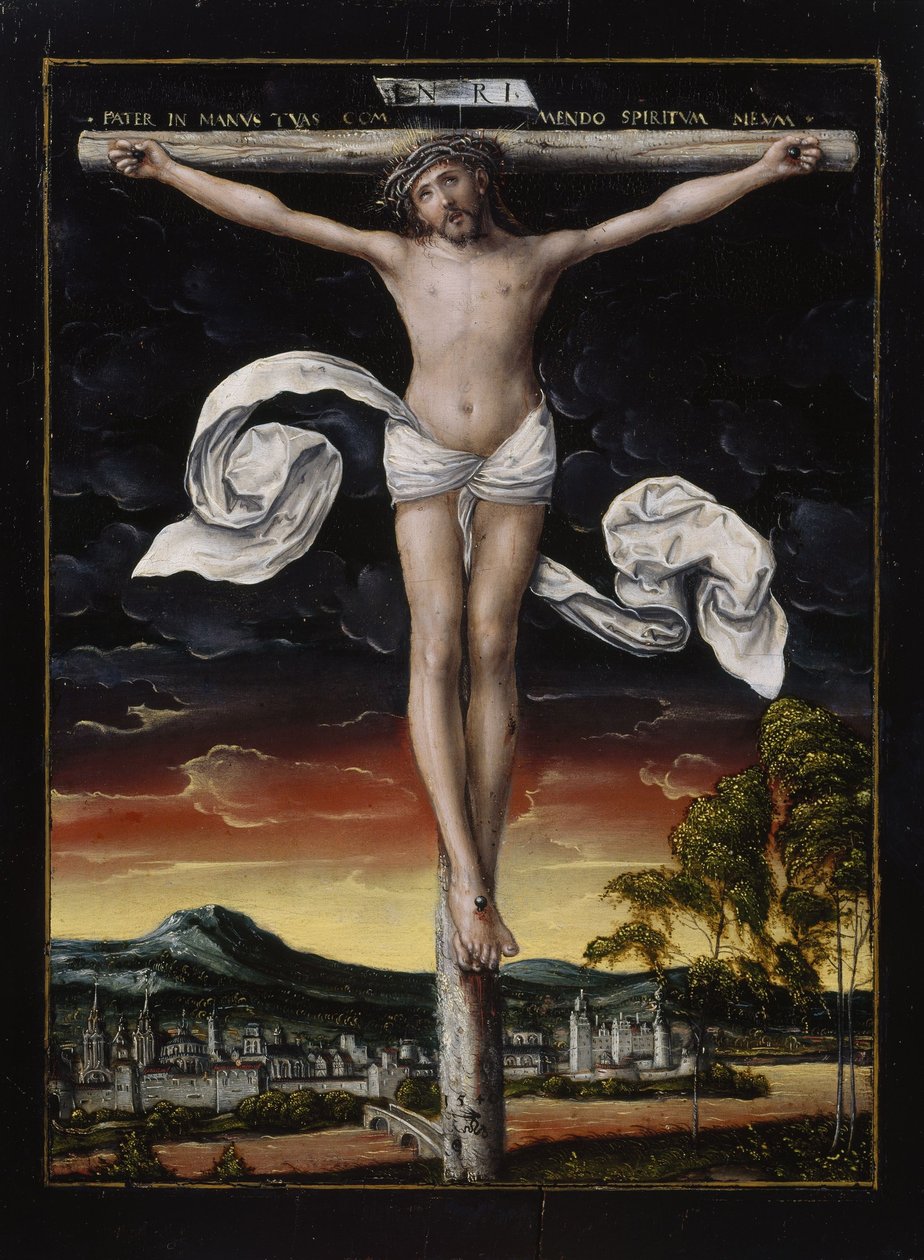 Christus am Kreuz von workshop of Lucas Cranach the Elder