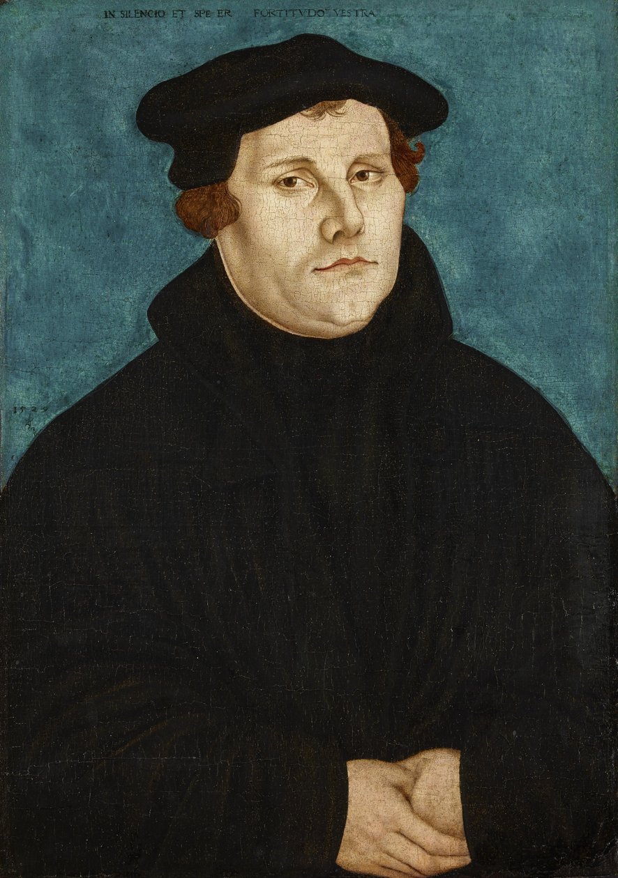 Martin Luther, Büste, nach rechts blickend von workshop of Lucas Cranach the Elder