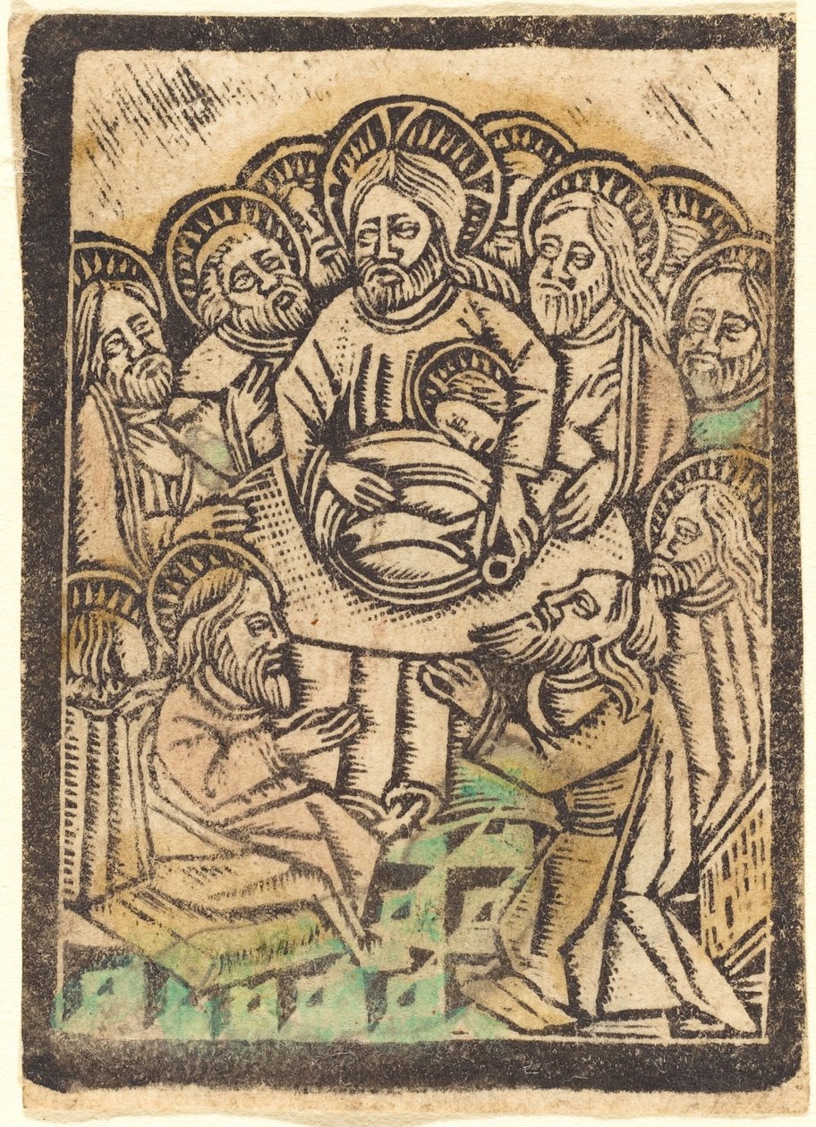 Das letzte Abendmahl von Workshop of Master of the Aachen Madonna