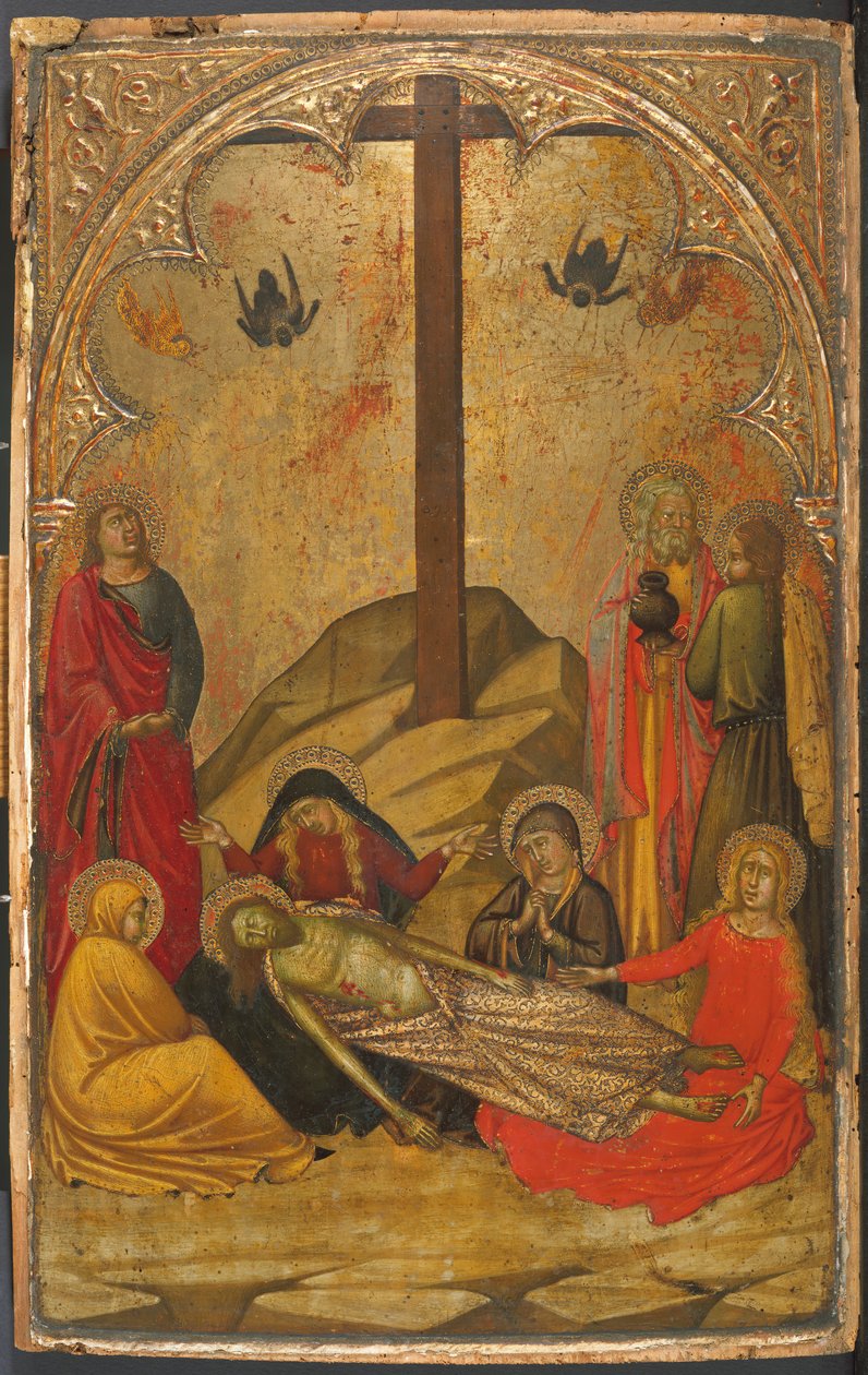 Die Beweinung Christi von Workshop of Niccolò di Buonaccorso