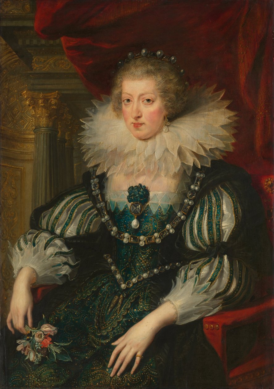Anna von Österreich (1601-1666), Ehefrau von Ludwig XIII., König von Frankreich von Workshop of Peter Paul Rubens