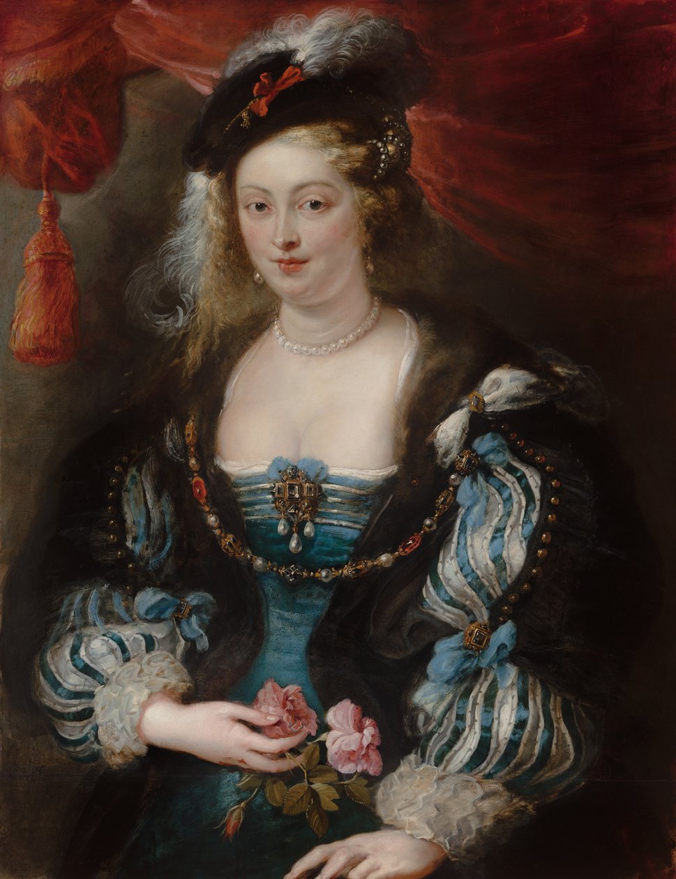 Porträt einer jungen Frau von Workshop of Peter Paul Rubens