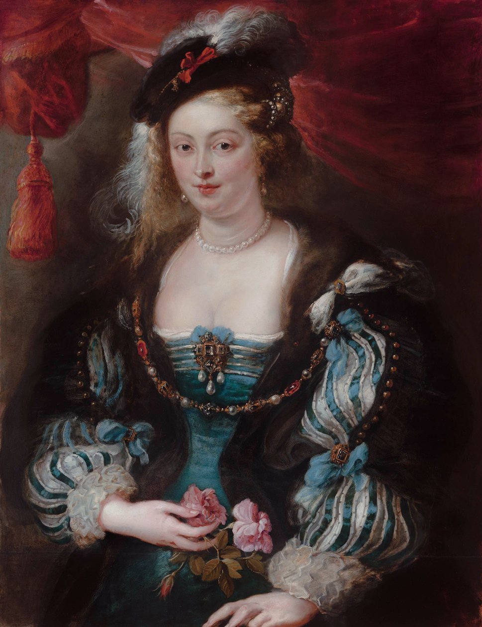 Porträt einer jungen Frau von Workshop of Peter Paul Rubens