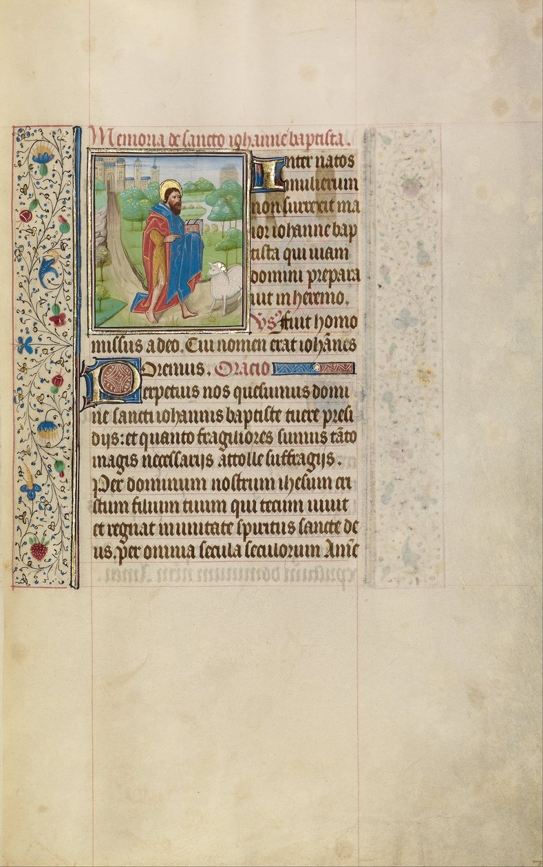 Johannes der Täufer von Workshop of Willem Vrelant
