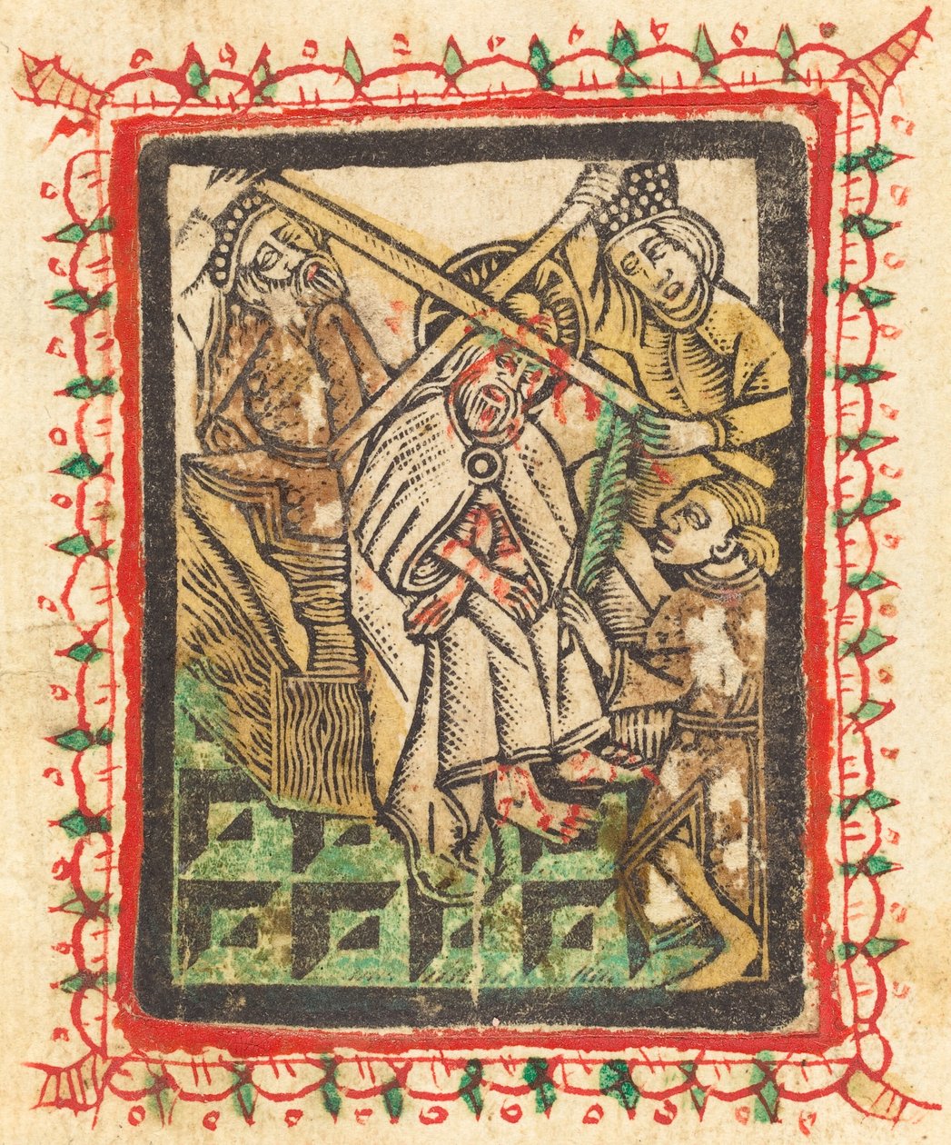 Christus mit Dornen gekrönt von Workshop of the Master of the