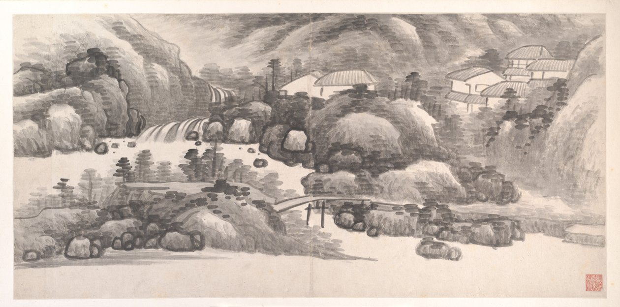 Landschaften der zwölf Monate, ca. 1685 von Xian Gong