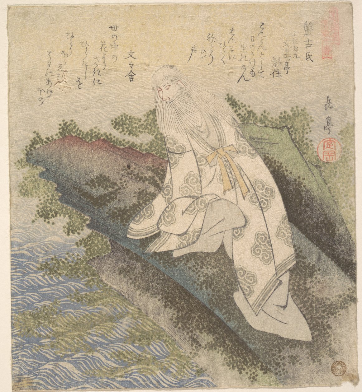 Banko, ein chinesischer Weiser von Yashima Gakutei