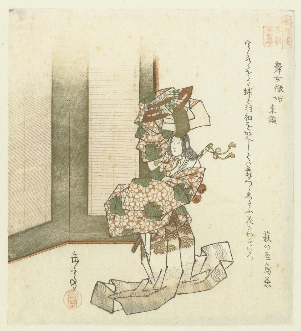 Vierundzwanzig japanische Beispiele kindlicher Pietät für den Honchôren von Yashima Gakutei