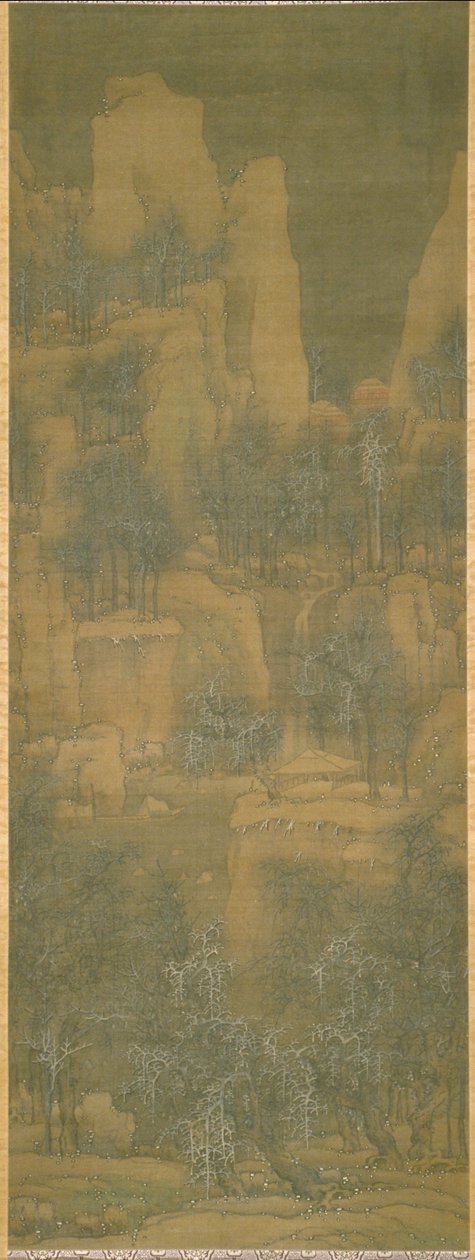 Tiefer Schnee in den Bergen von Ying Lan