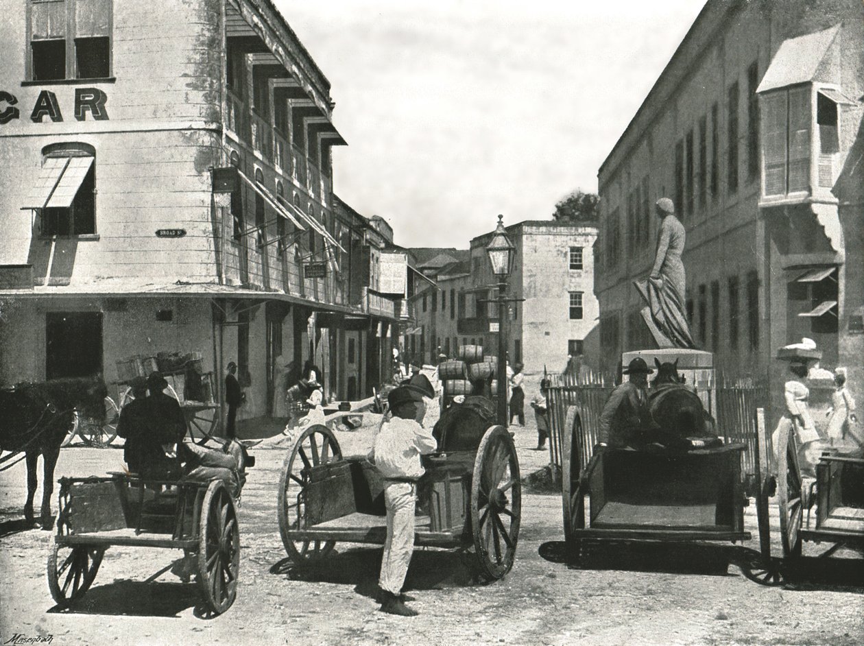 High Street, Bridgetown, Barbados, 1895 von York and Son