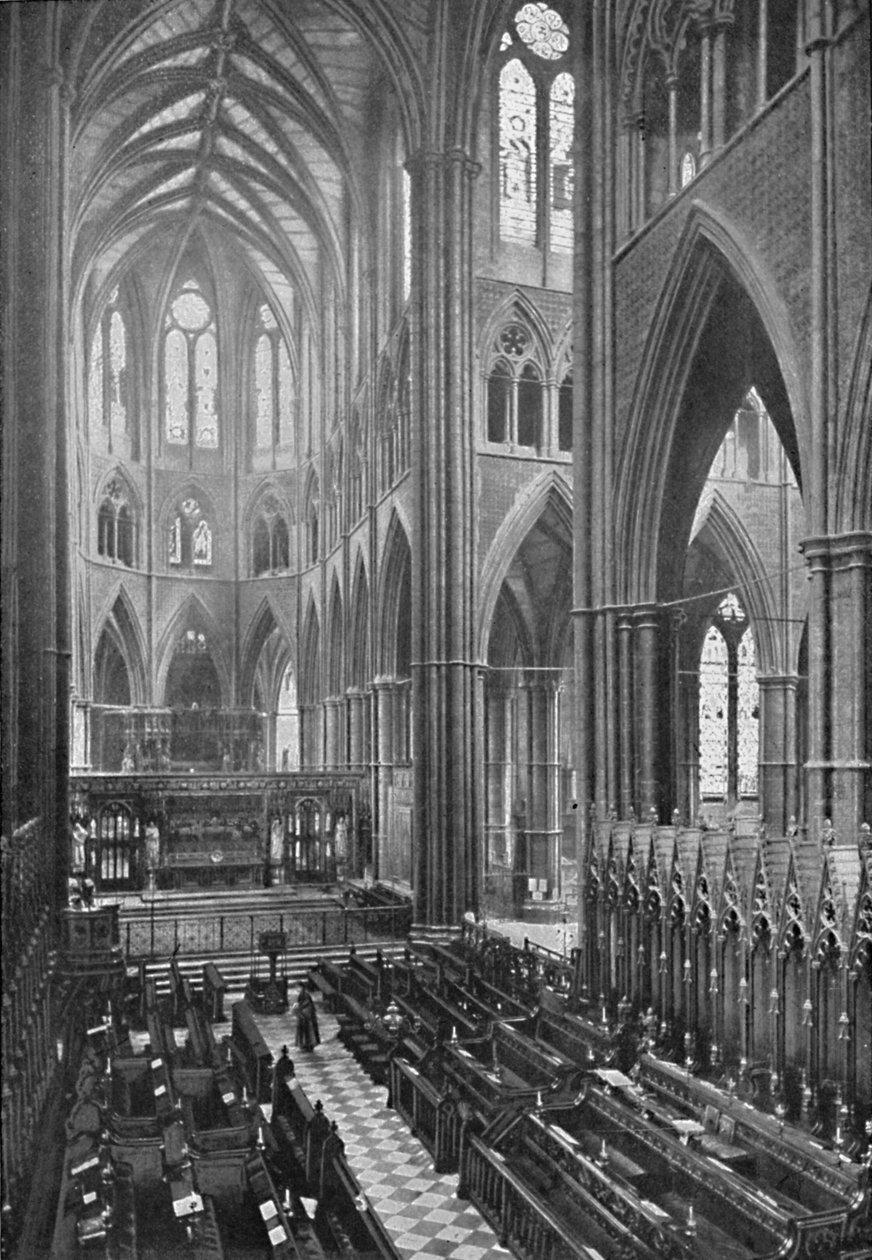 Der Chor und die Apsis, Westminster Abbey, 1902 von York and Son