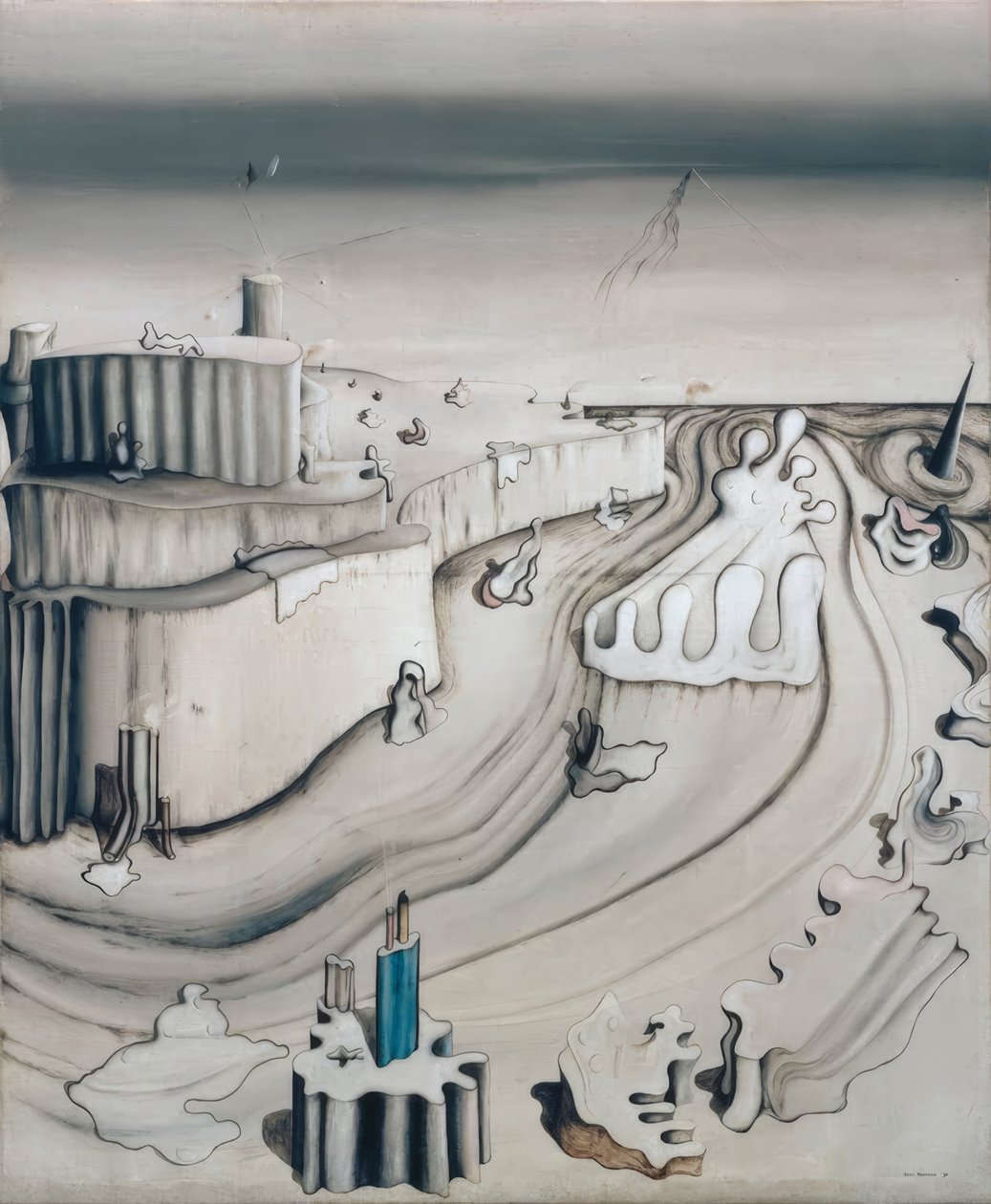 Der Palast auf Vorgebirge von Yves Tanguy