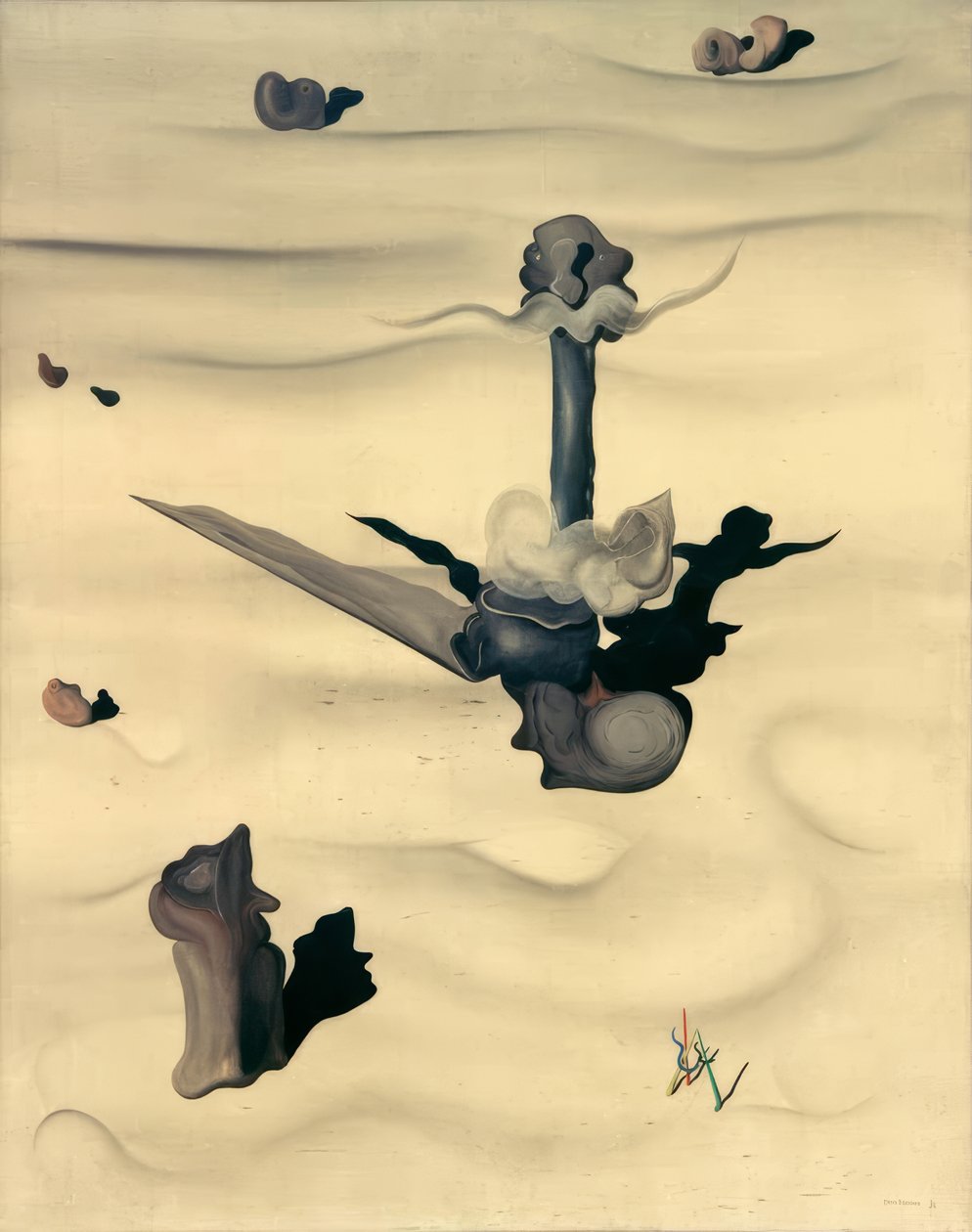 Erdklumpen (Der Mensch) von Yves Tanguy