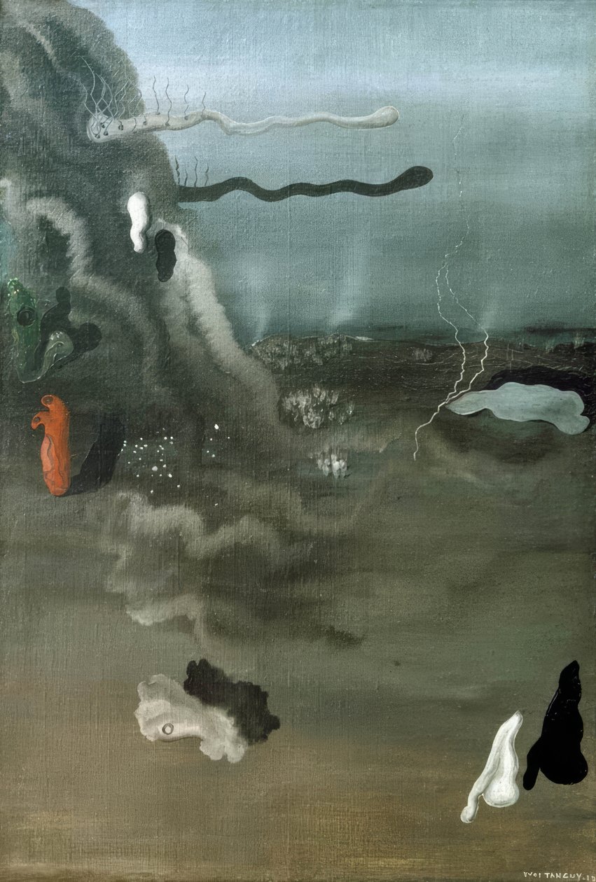 Ohne Titel (Surreal. Komposit.) von Yves Tanguy