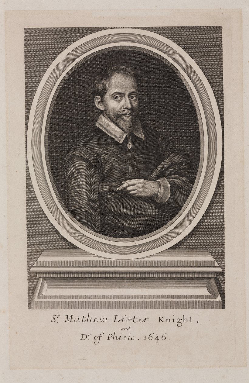 Matthew Lister, englischer Arzt von Frederick (attr. to) Barnard