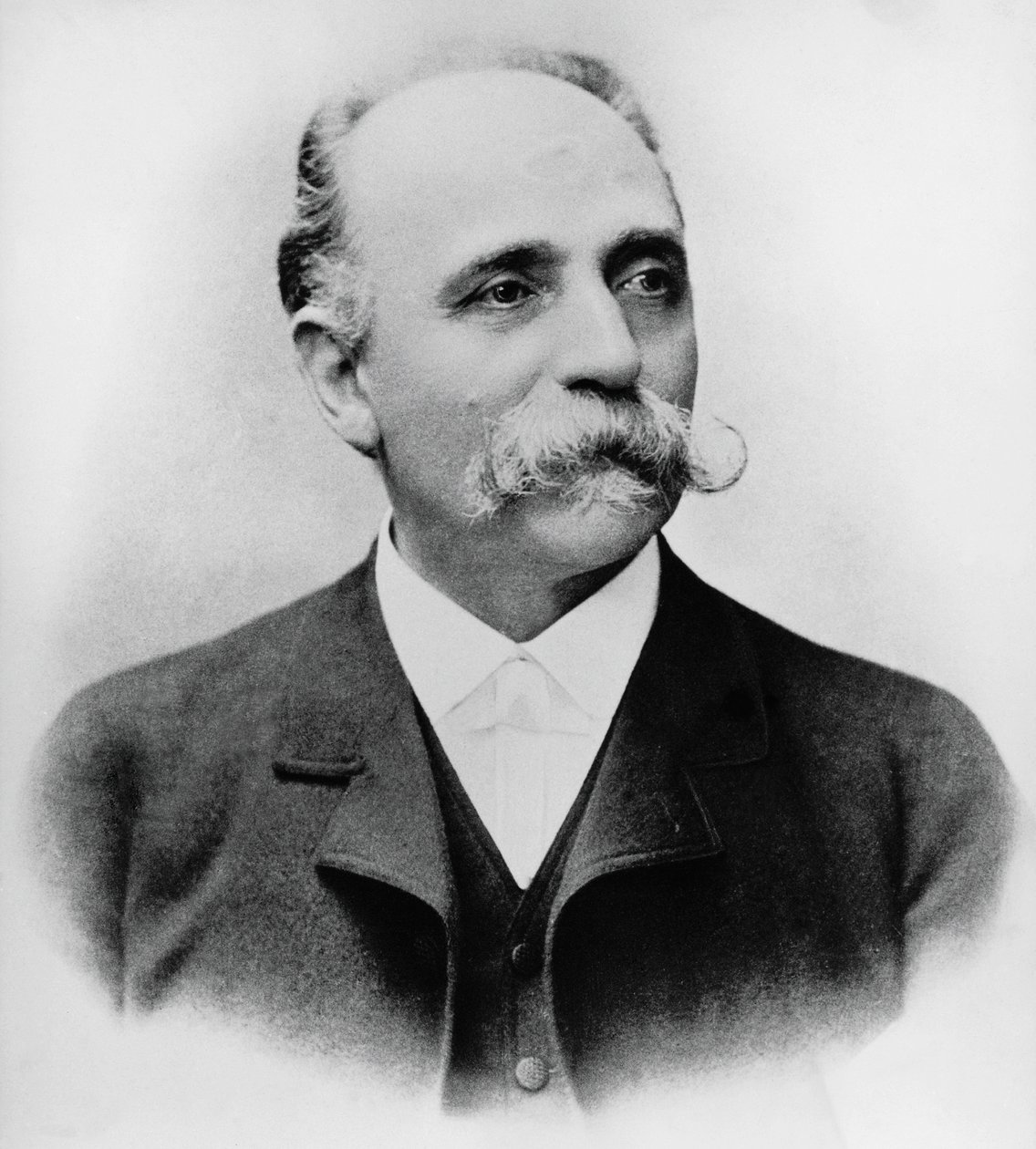 Porträt von Bartolomeo Emilio Camillo Golgi (1843-1926), italienischer Wissenschaftler und Arzt, Nobelpreis für Medizin 1906, Fotografie von William Walcutt