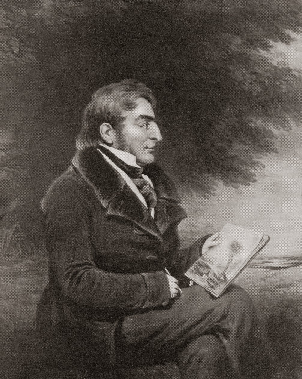 Joseph Mallord William Turner, aus Bibbys Annual, veröffentlicht 1910 von after English School