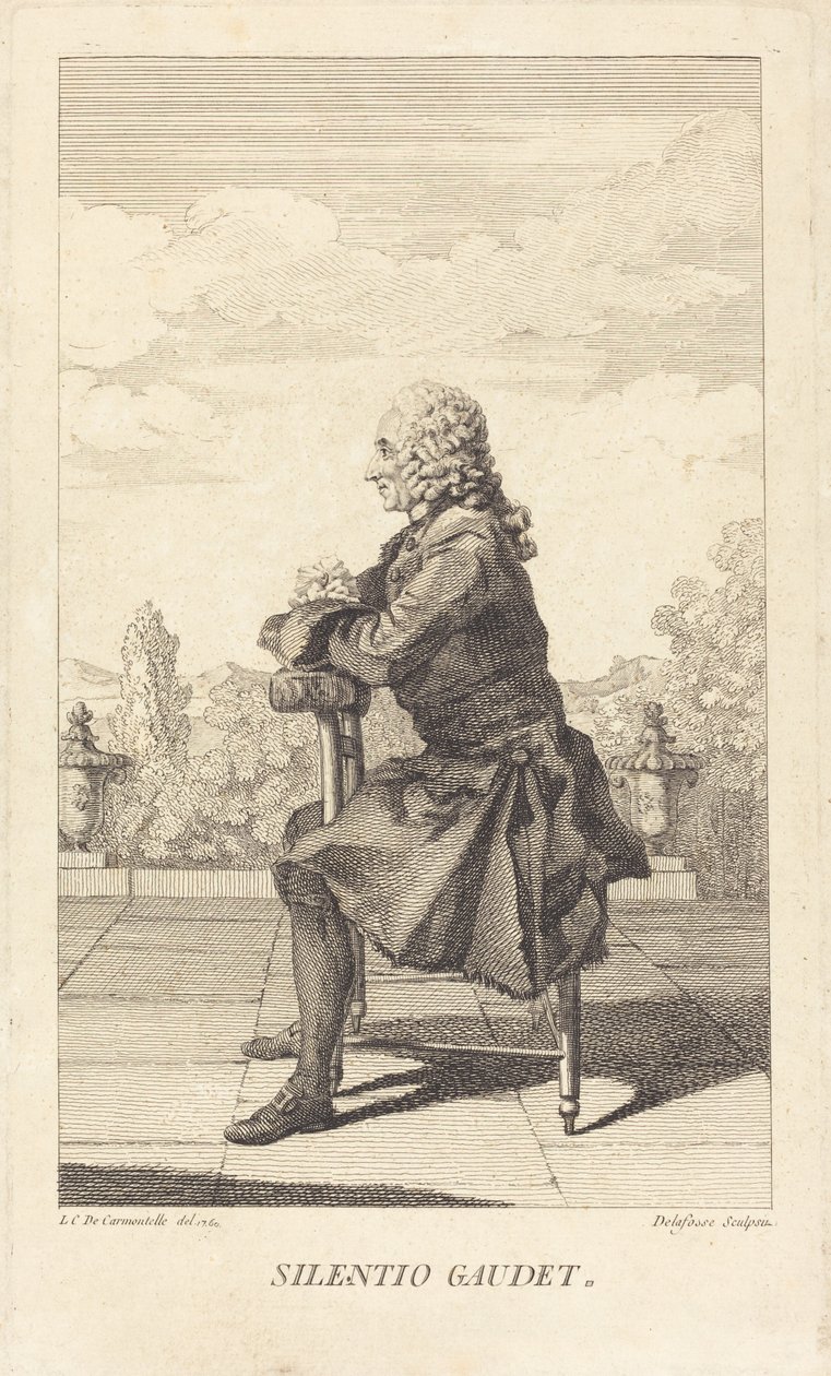 Jean-Baptiste-François Durey de Meinières von after Louis de Carrogis Jean Baptiste Delafosse called Carmontelle