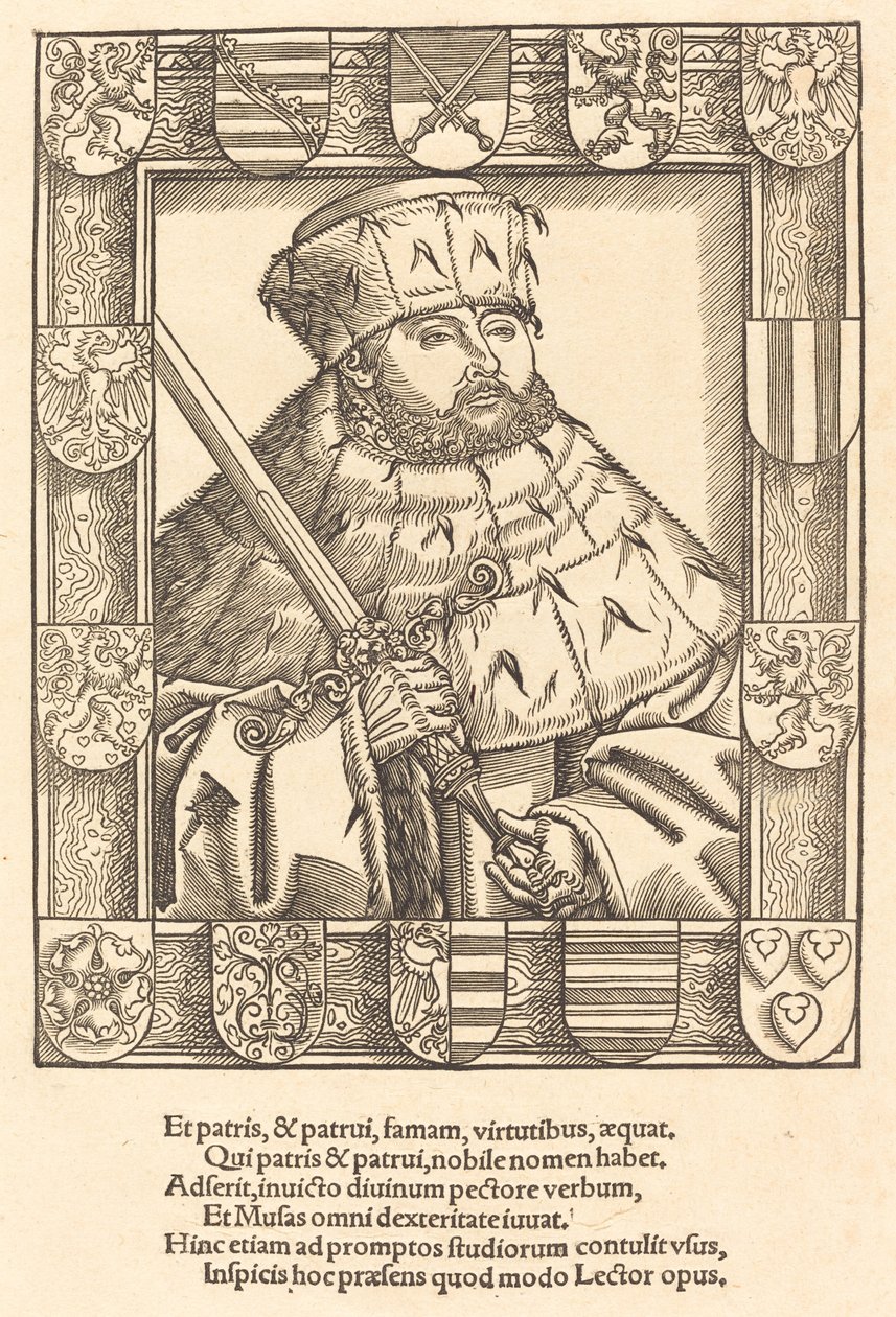 Johann Friedrich der Großmütige, in Kurfürstenrobe von after Lucas Cranach the Younger