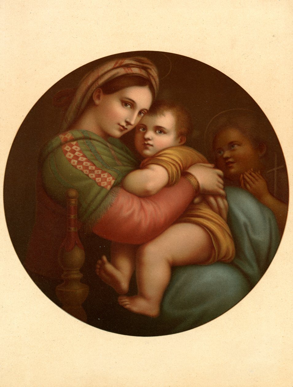 Madonna della Sedia von after Raphael