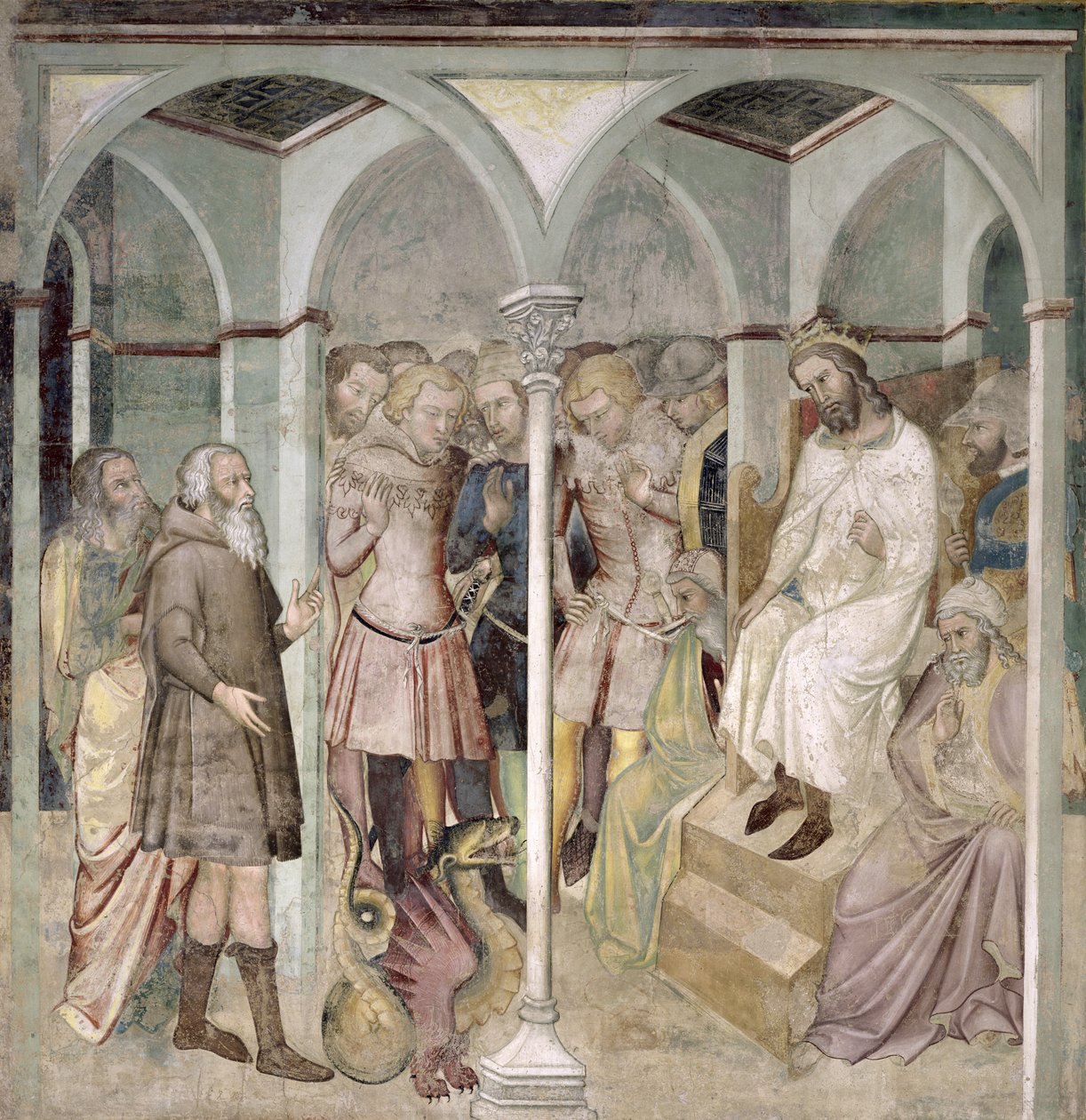 Moses und die eherne Schlange, 1356-67 von also Manfredi de Battilori Bartolo di Fredi