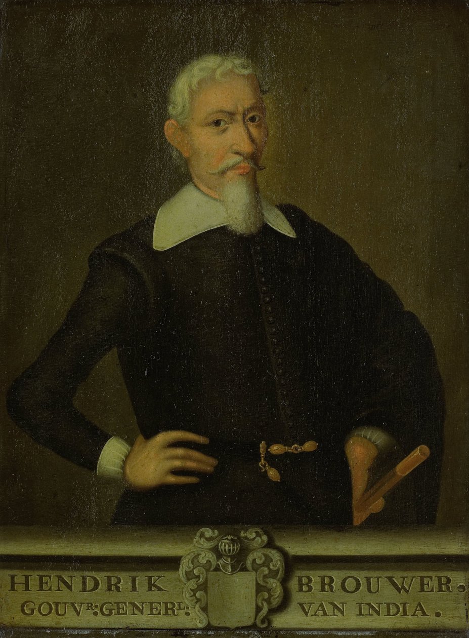 Porträt von Hendrik Brouwer, Generalgouverneur der Niederländischen Ostindien-Kompanie von anonymous (copy after)