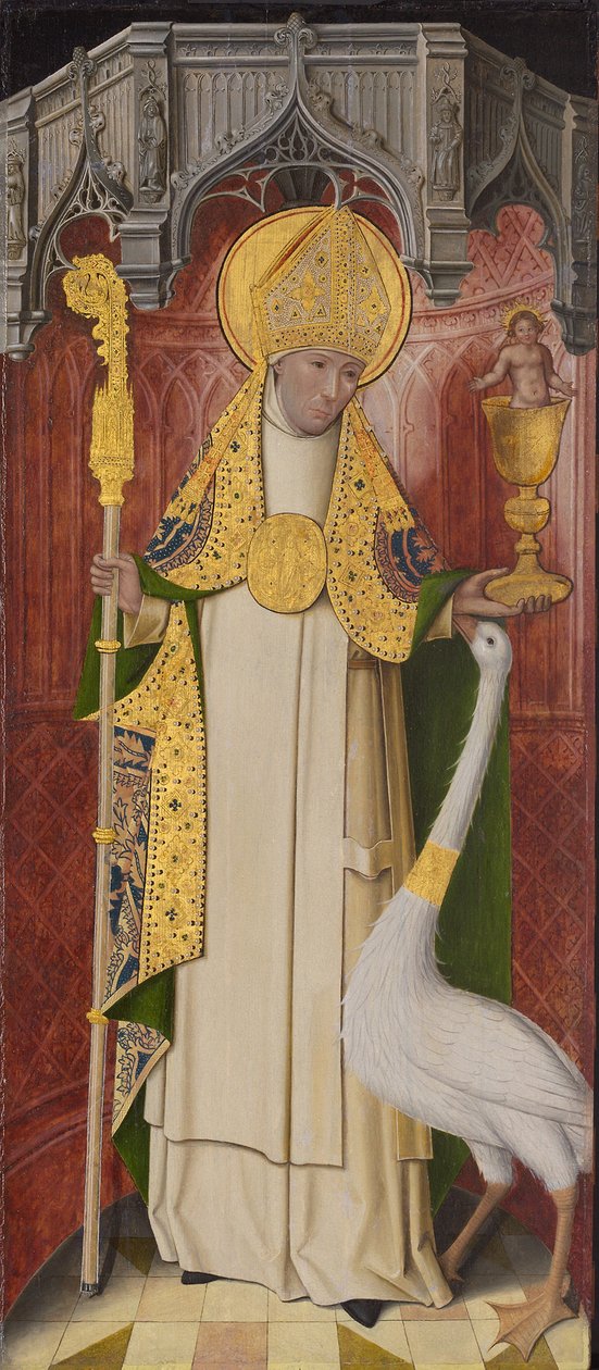 Retabel der Kartause Saint-Honoré de Thuison-lès-Abbeville: Heiliger Hugo von Lincoln von anonymous 