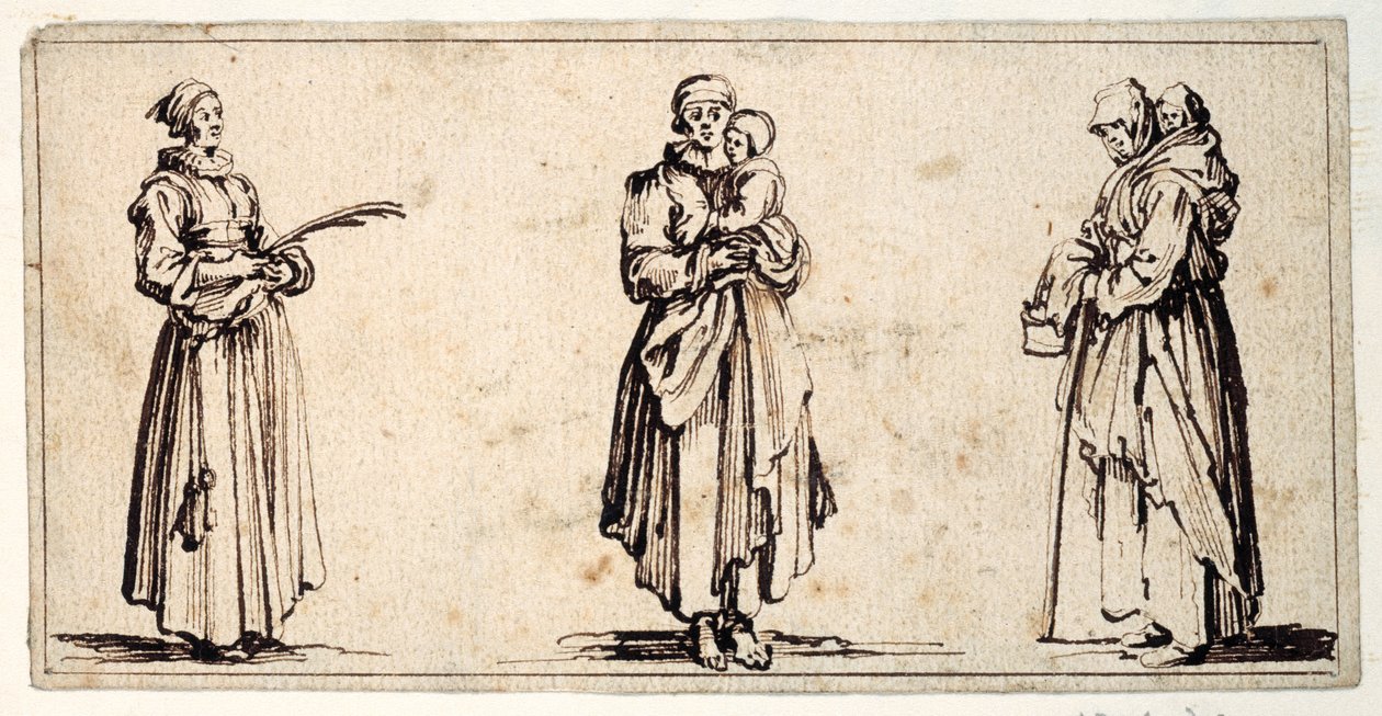 Drei Figuren von Kosma Sergejewitsch Petrow Wodkin