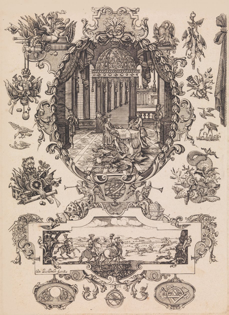 Tafel zwölf aus Nouveaux Desseins D