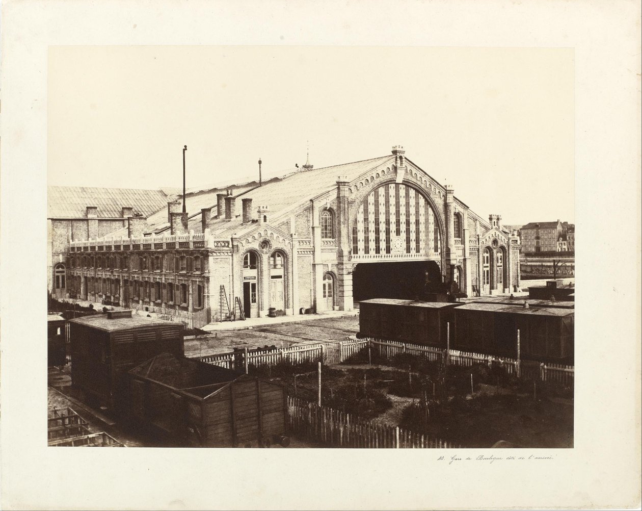 Bahnhof von Boulogne, Seite von Paris von Edouard Denis Baldus