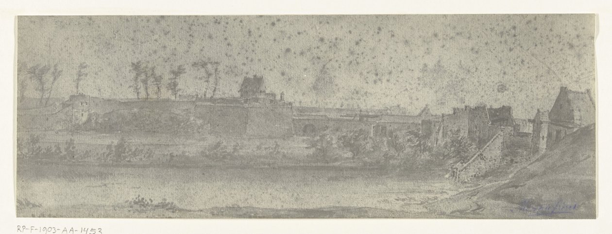 Ansicht von Maastricht, 1672 von frères Moreau