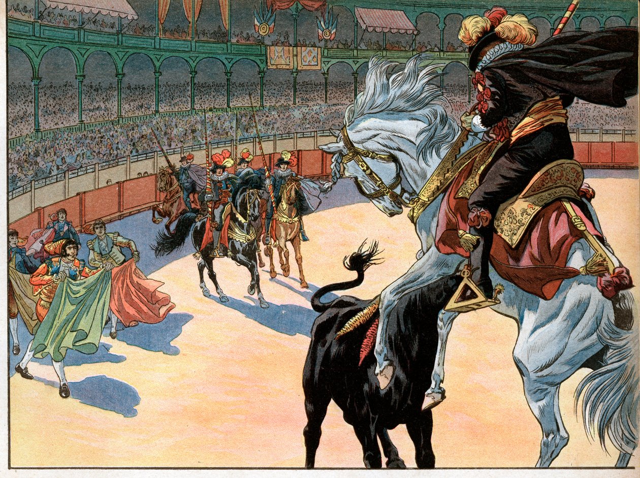 Ein Stierkampf in Spanien. Joachim Murat von pseudonym for Onfray de Breville Job