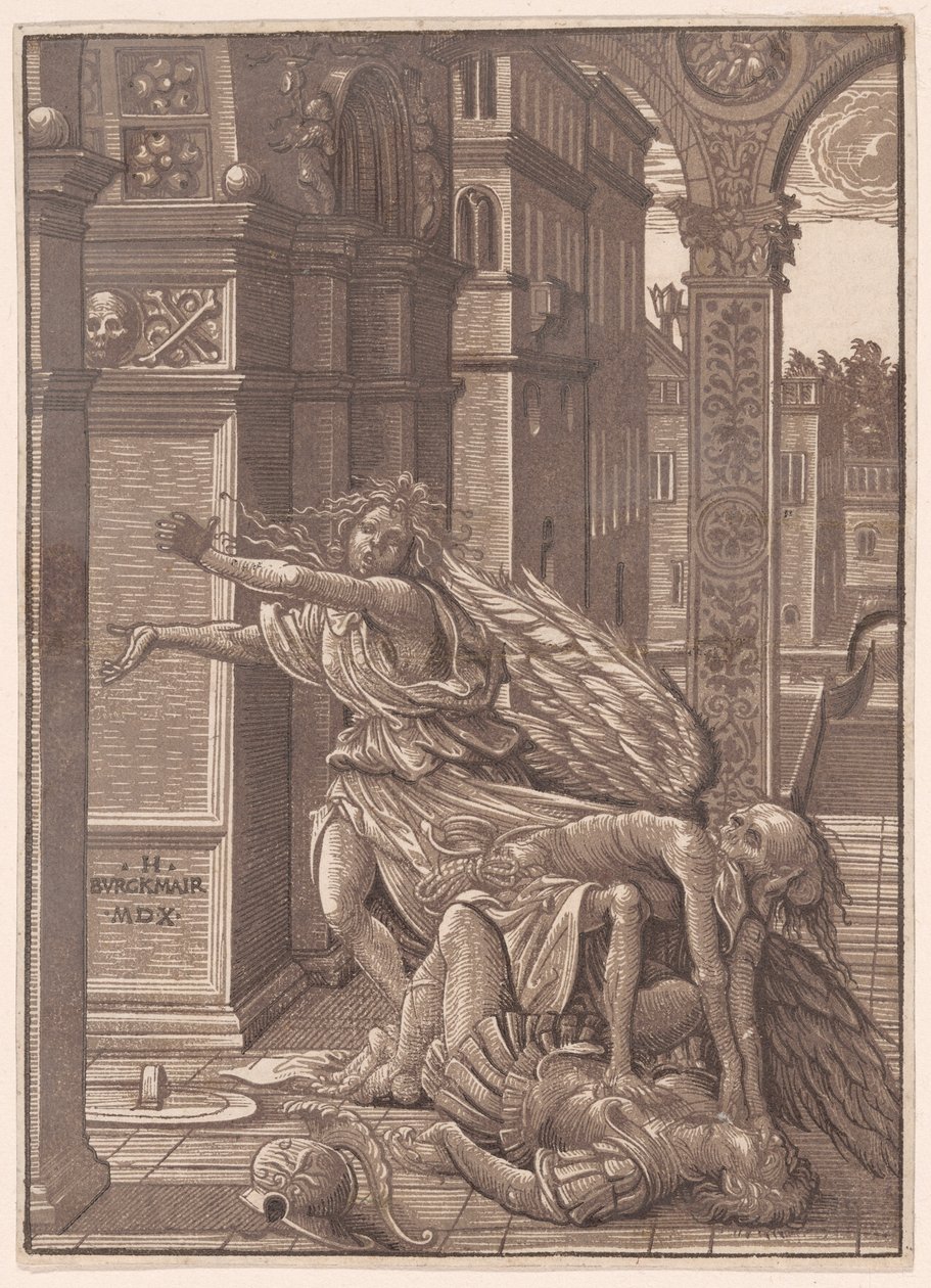 Liebende von Tod überrascht von the Elder Hans Burgkmair