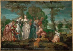 Moses aus den Wassern gerettet