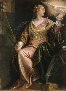 Die heilige Katharina von Alexandria im Gefängnis, ca. 1580-5 von Veronese