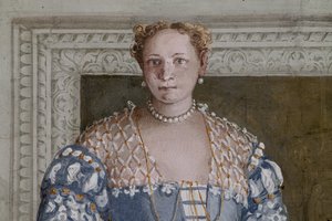 Donna Barbaro, die Halle des Olymp (Detail) von Veronese