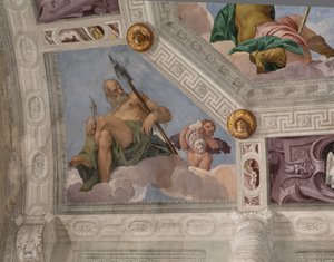 Paolo Caliari, bekannt als Veronese, Fresko, Villa Barbaro, Maser, Italien