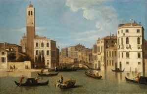 Der Eingang zum Canareggio, Venedig von Canaletto