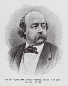 Gustave Flaubert, französischer Romanautor von (1820-1910) (after) Nadar