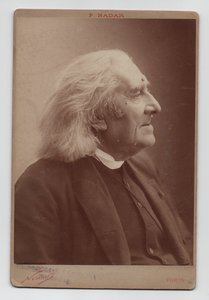 Franz Liszt (1811-1886) (1886, Fotografie)