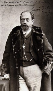 Porträt von Emile Zola (1840-1902) von Nadar