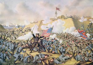 Eroberung von Fort Fisher von (after) American School