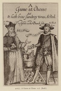 Ein Schachspiel, nd (Lithografie) von (after) English School